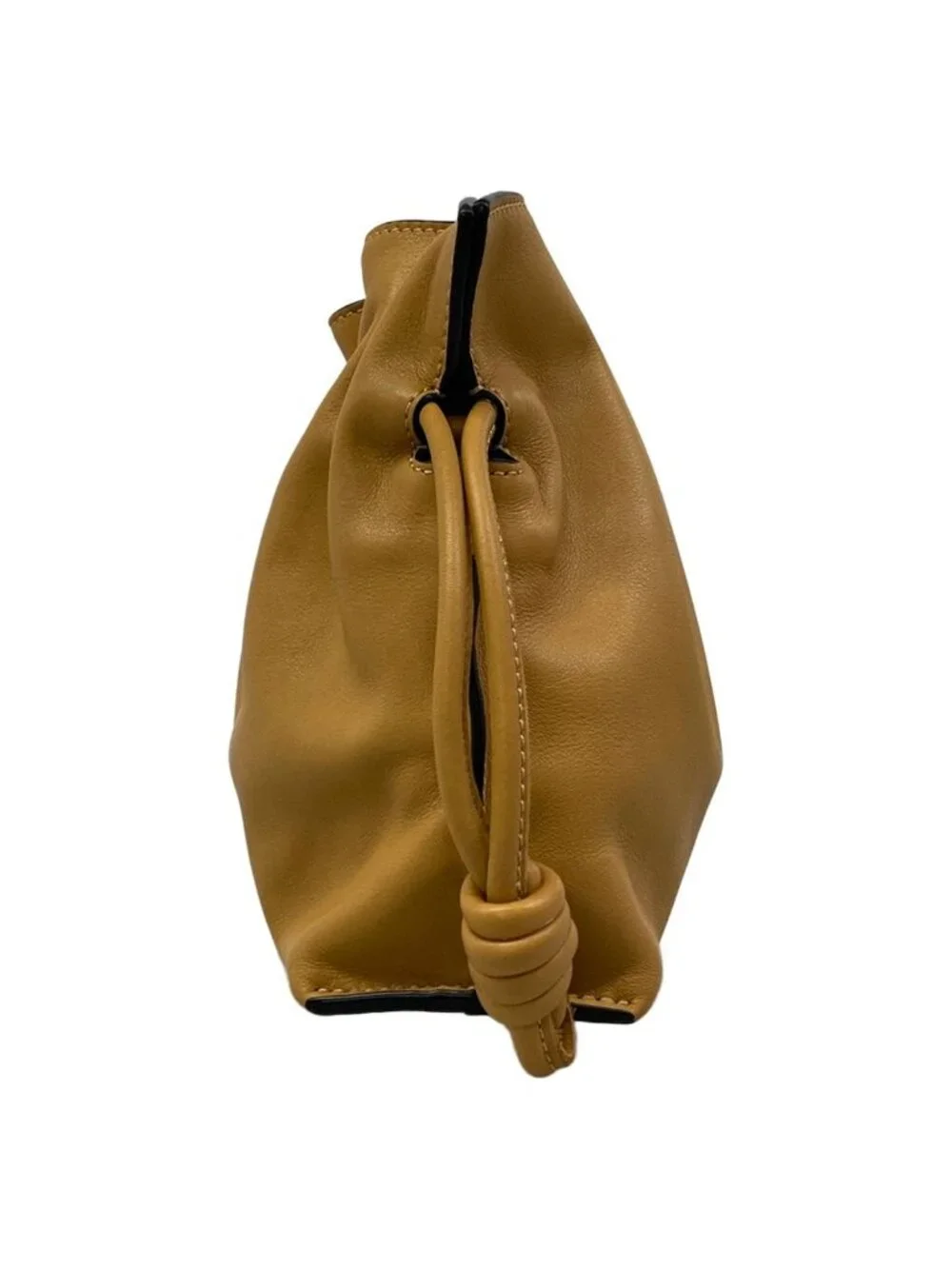 Loewe Clutch Flamenco Mini Light Brown Leather